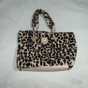 Juicy Couture Love Furry Friends Snow Leopard Tote Bag